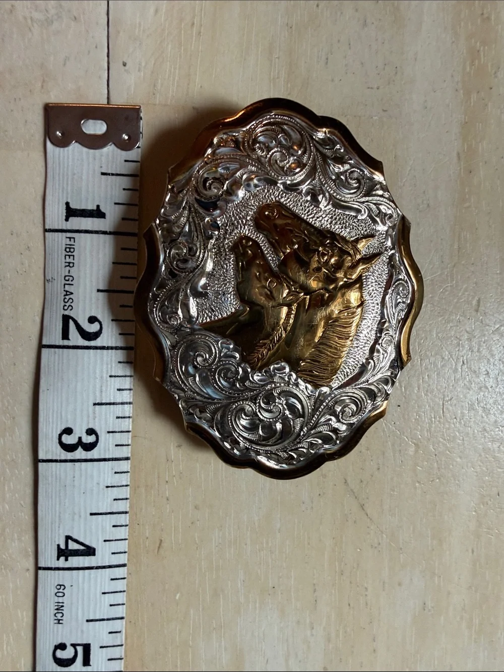 Crumrine belt buckle